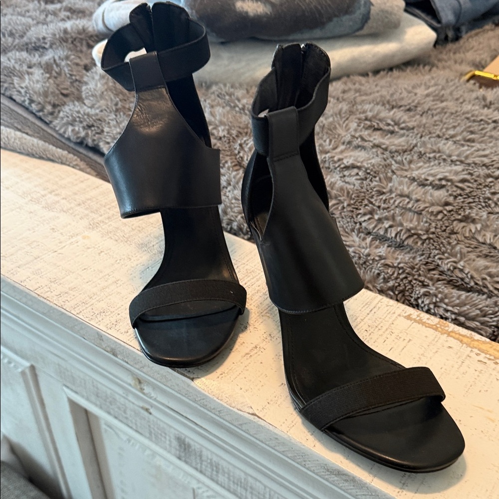 Michael Kors Black Heeled Sandals, Never been worn